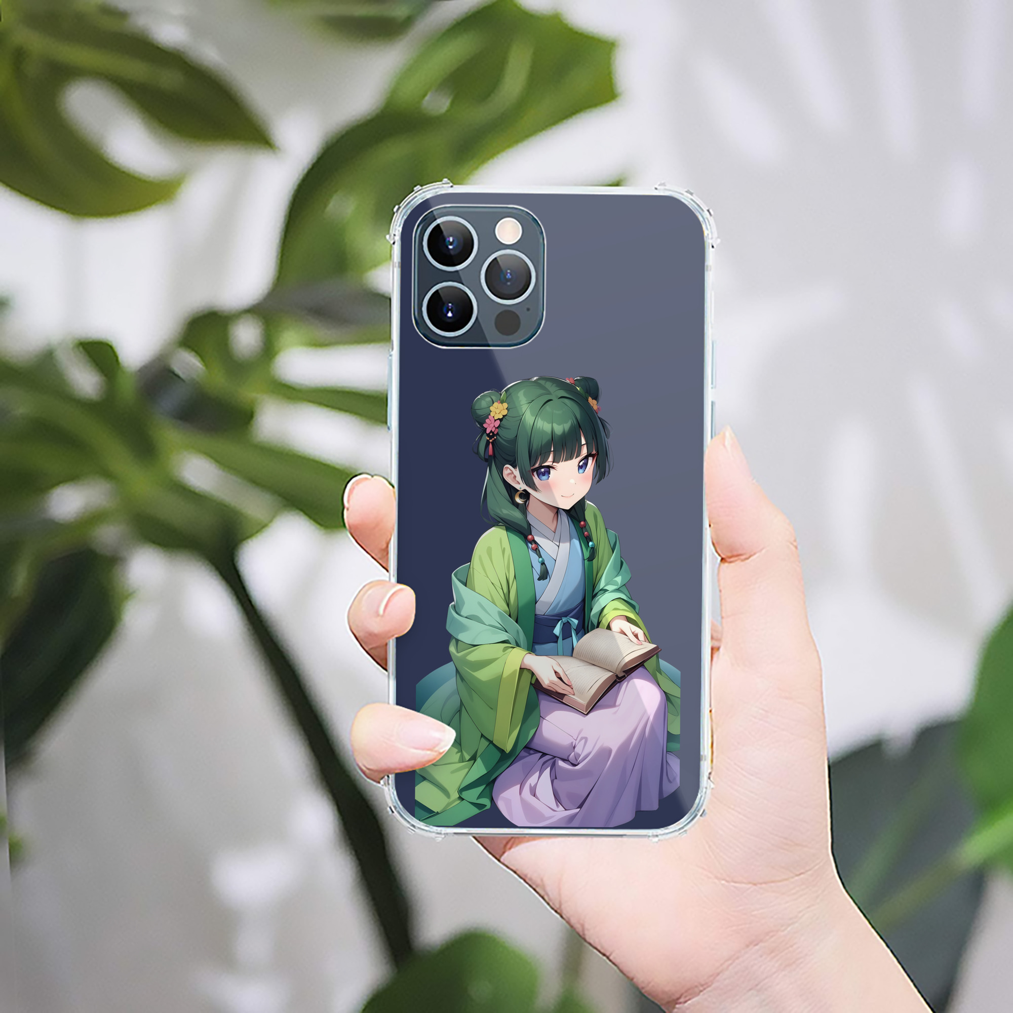 （画像用） 薬屋のひとりごと The Apothecary Diaries 【iPhone 12シリーズ対応】透明スマホケース（クリアソフトケース）